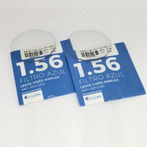 Lente monofocal Orgânica índice 1,56 Filtro Azul / Cilindro Extendido