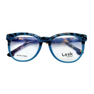 Armação Look Azul de acetato